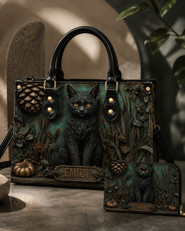 3D Effect Leather Handbags
