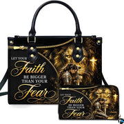 Personalized Christian Leather Handbag, Jesus Christian Tote Bag, Bible Purse, Religious Bags Gift for Mom, Women