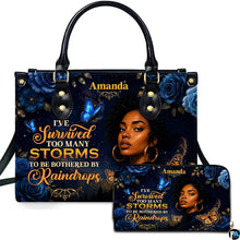 Personalized African American Leather Bag, African Purse, Gifts for Black Girl Women, Black History Handbags