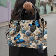 PREAUREUM "{split_values}" Personalized {collection_title} Leather Handbag