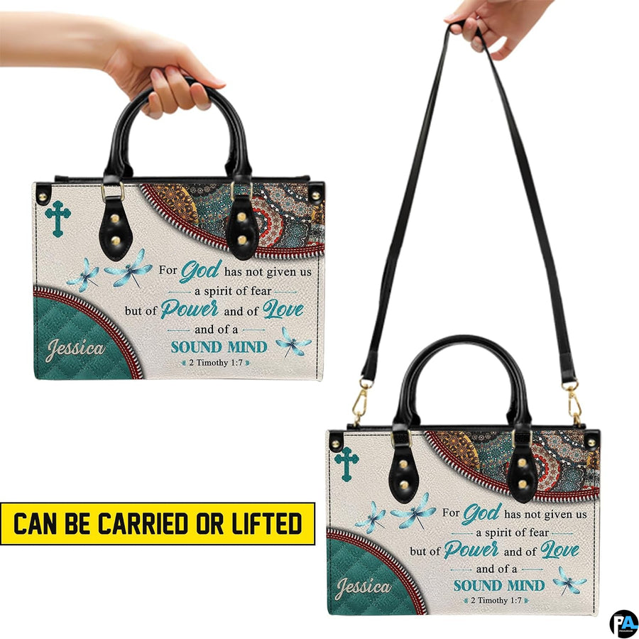 Carrying demonstration showcasing handheld top handles and detachable shoulder strap.
