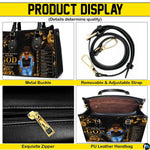 Feature diagram highlighting structural panels and exterior artwork placement on the accessory.