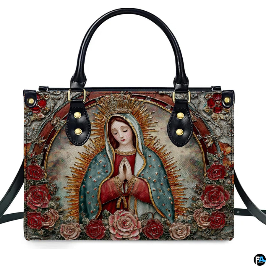 Open handbag interior display showing roomy main storage compartment.