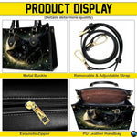 Black Cat Leather Bag – Vintage Cat Art Handbag, Stylish Animal-Themed Purse, Unique Gift for Cat Lovers