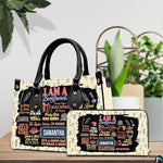 Personalized Book Lover Leather Bag, Just A Girl Who Loves Book Handbag With Name, Books Purse, Gifts For Readers, Writer