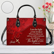 Personalized Christian Leather Handbag – Custom Purse Faith Gift for Mom, Grandma, Women Birthday or Christmas
