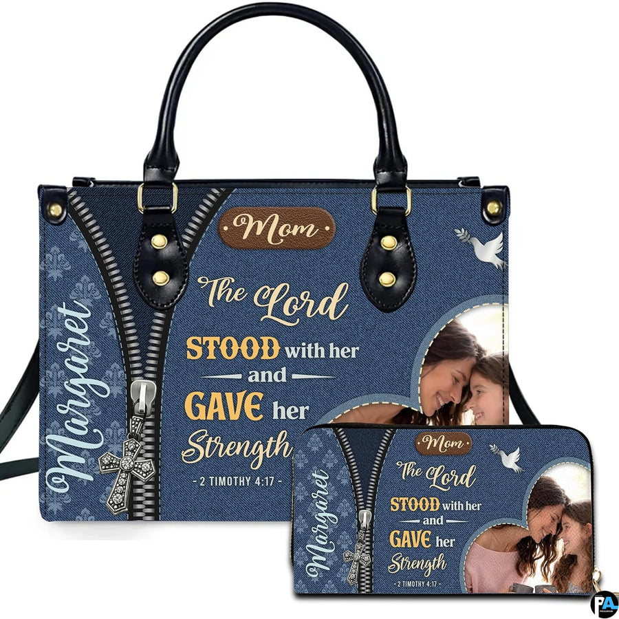 Personalized Christian Personalized Photo Tote Bag, Gift for Mom
