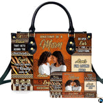 Mothers Day Gift Leather Bag- Personalized Grandmas Purse With Grandkids Names, Grandma Handbag Birthday Gifts For Mom Women