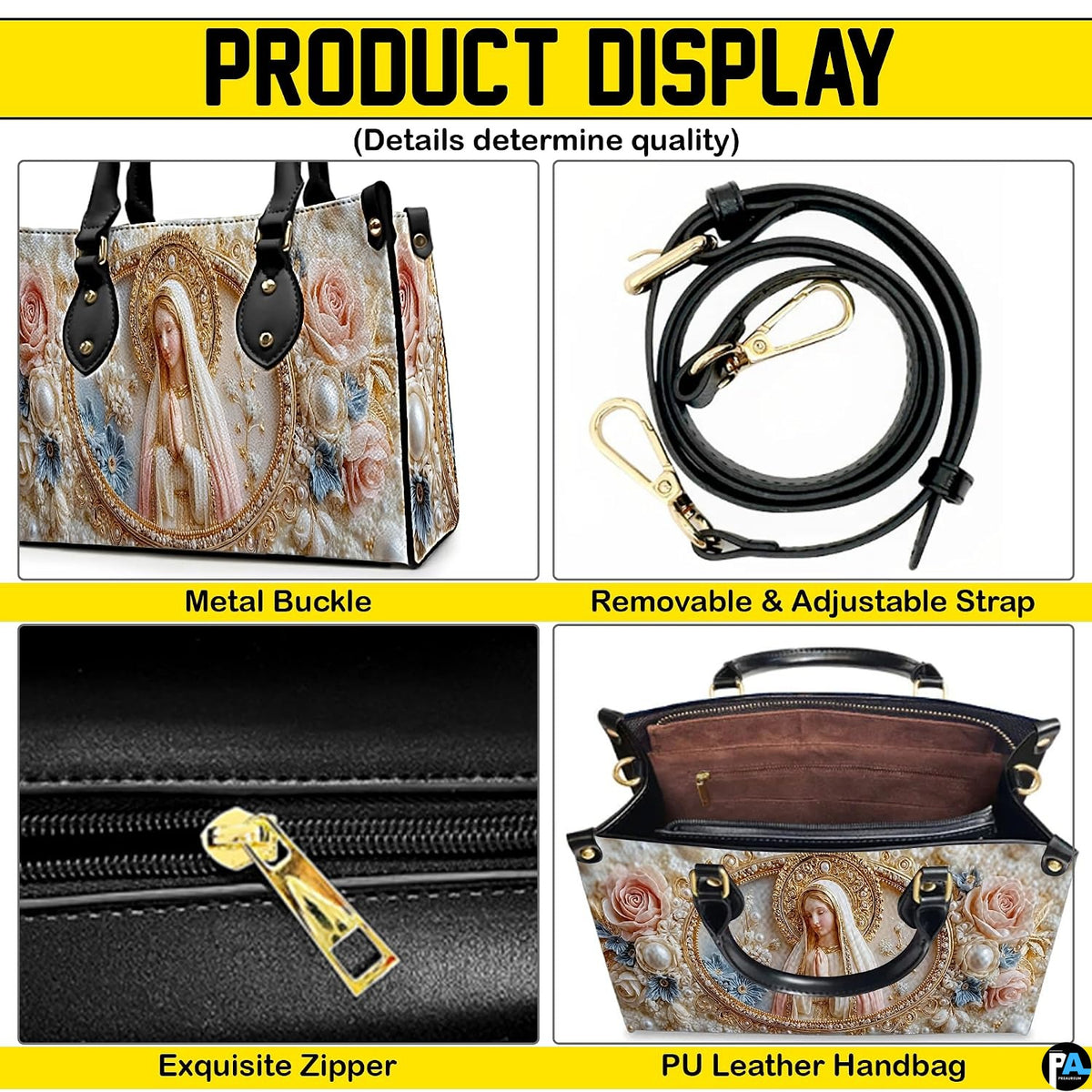 Interior layout of the matching wallet exhibiting multiple card slots and center coin zipper.