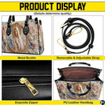 Interior layout of the matching wallet exhibiting multiple card slots and center coin zipper.