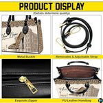 Personalized African American Leather Bag, African Purse, Gifts for Black Girl Women, Black History Handbags