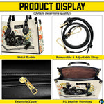 Spacious interior view of tote handbag showing lining and inner compartments