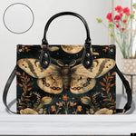 PREAUREUM "{split_values}" Personalized {collection_title} Leather Handbag