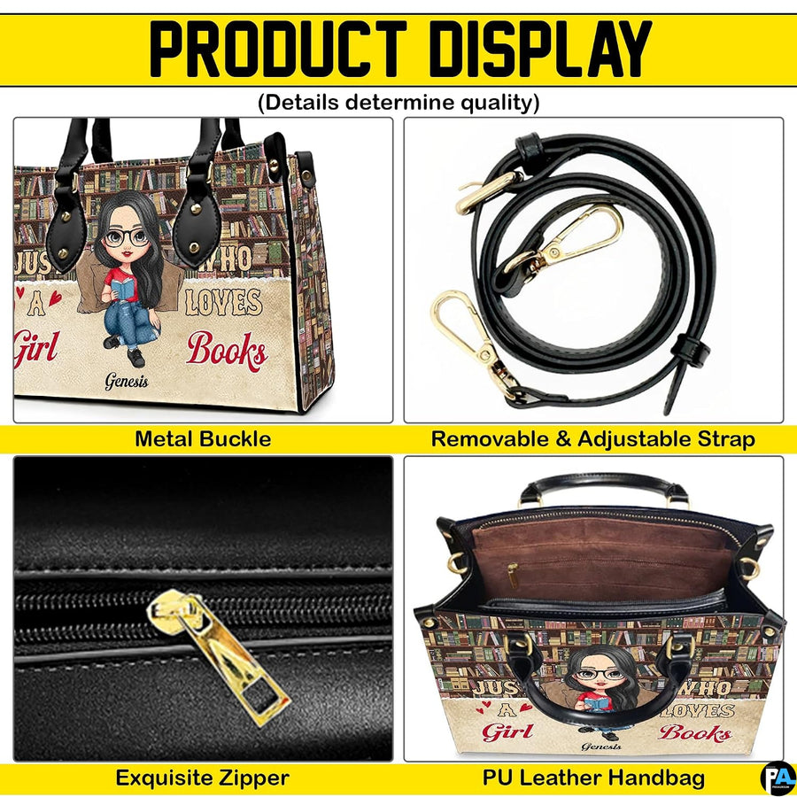 Dimension diagram comparing Medium, Large, and Extra Large proportions for the handbag.