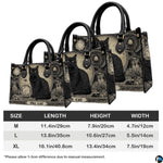 Proportional sizing chart illustrating medium, large, and extra-large dimensions.