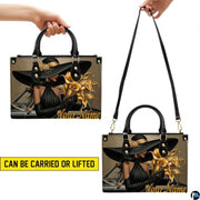 Personalized Black Women Leather Bag, Custom Name African Purses and Handbags Gifts for Mom Birthday Christmas Mothers Day