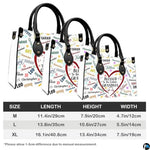 Mothers Day Gift Leather Bag- Personalized Grandmas Purse With Grandkids Names, Grandma Handbag Birthday Gifts For Mom Women