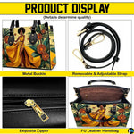Multi-panel overview displaying profile perspectives and visual features of the golden gown piece.