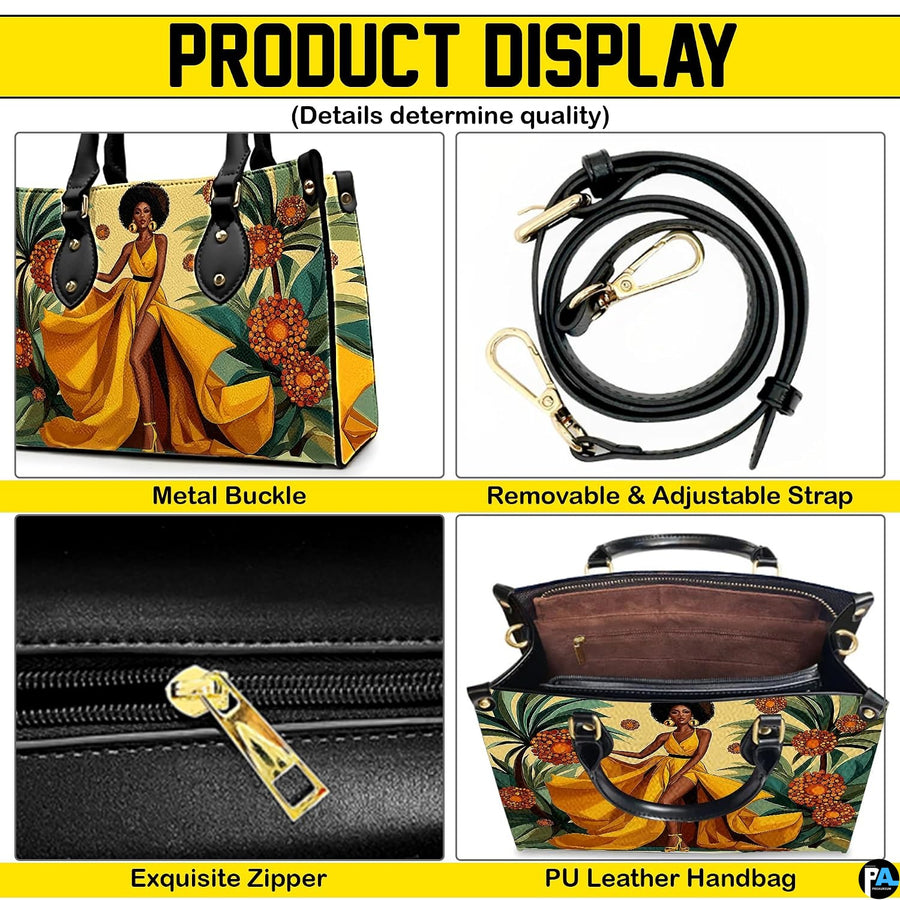 Multi-panel overview displaying profile perspectives and visual features of the golden gown piece.
