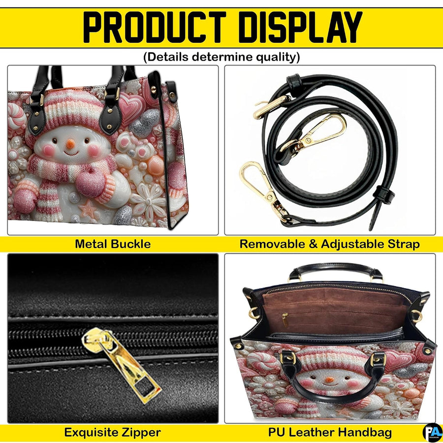 Graphic overview presenting structural elements and finishing accents of the printed holiday accessory