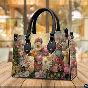 Custom Catholic Virgin Mary Leather Bag, Personalized Name Handbags and Purses for Christian Women Religious Bag Gifts
