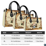 Personalized Book Lover Leather Bag, Just A Girl Who Loves Book Handbag With Name, Books Purse, Gifts For Readers, Writer