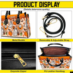 PREAUREUM "{split_values}" Personalized {collection_title} Leather Handbag
