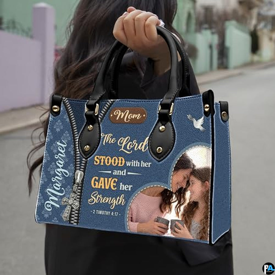 Personalized Christian Personalized Photo Tote Bag, Gift for Mom