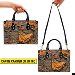 PREAUREUM "{split_values}" Personalized {collection_title} Leather Handbag