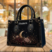 Alternate angle presentation displaying the complete crescent moon art accessory pairing.