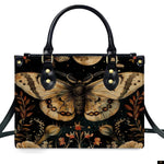 PREAUREUM "{split_values}" Personalized {collection_title} Leather Handbag