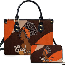 PREAUREUM "{split_values}" Personalized {collection_title} Leather Handbag