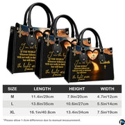 Personalized Christian Leather Handbag For Women, Bible Purse, Religious Bags Christian Gift For Women Her, Jesus Bag
