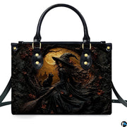 Centered standalone front view highlighting the witch and black cat art illustration on the primary accessory.