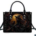 Centered standalone front view highlighting the witch and black cat art illustration on the primary accessory.