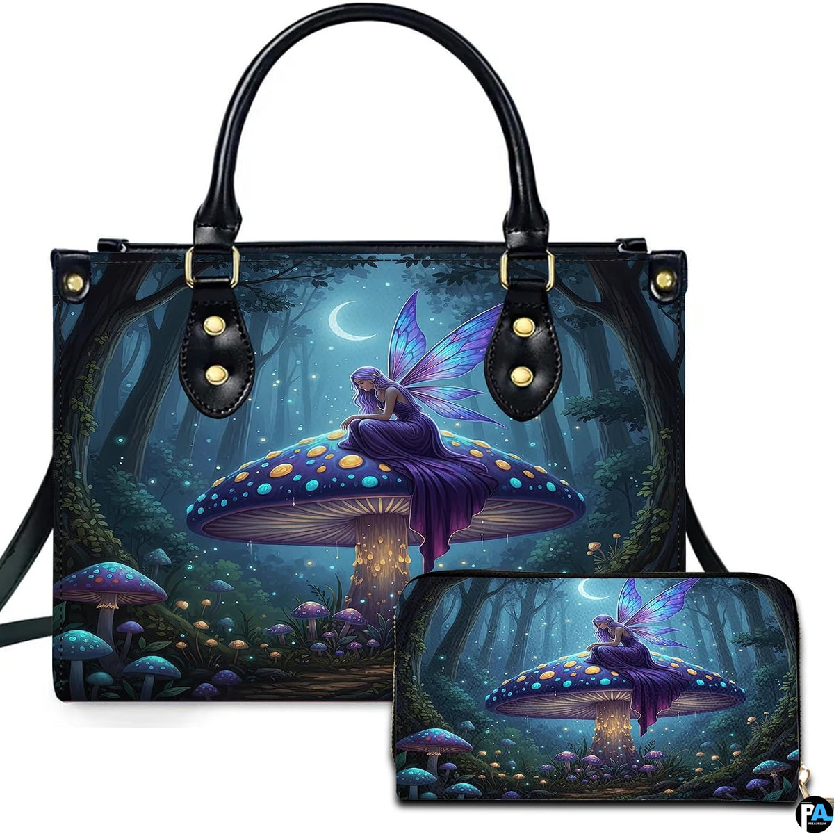 Personalized Dragon Leather Handbag, Fantasy Gothic Purse for Women, Mythical Shoulder Bag Gift for Dragon Lovers
