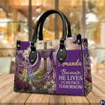 Personalized Christian Leather Handbag – Custom Purse Faith Gift for Mom, Grandma, Women Birthday or Christmas