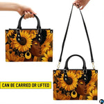 Personalized Black Women Leather Bag, Custom Name African Purses and Handbags Gifts for Mom Birthday Christmas Mothers Day
