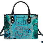 Personalized Flower Floral and Inspirational Handbag - Design 01