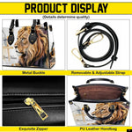 PREAUREUM "{split_values}" Personalized {collection_title} Leather Handbag