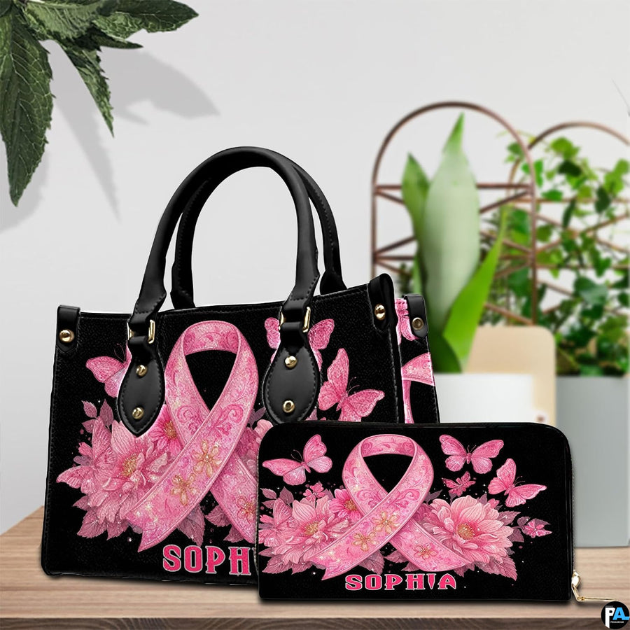 Butterfly ribbon art accessory arranged alongside matching companion accessory showcasing coordinated artwork.