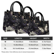 PREAUREUM "{split_values}" Personalized {collection_title} Leather Handbag