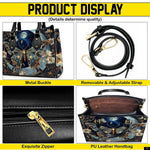 PREAUREUM "{split_values}" Personalized {collection_title} Leather Handbag