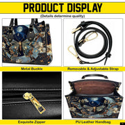 PREAUREUM "{split_values}" Personalized {collection_title} Leather Handbag