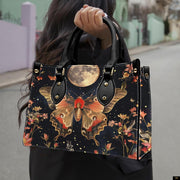 PREAUREUM "{split_values}" Personalized {collection_title} Leather Handbag