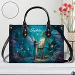 Opposite side profile displaying detailed enchanted grove trees and dragon wing patterns