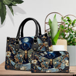PREAUREUM "{split_values}" Personalized {collection_title} Leather Handbag