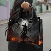 Frontal presentation highlighting the dark fantasy witch art design on the primary accessory silhouette.