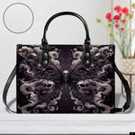 PREAUREUM "{split_values}" Personalized {collection_title} Leather Handbag