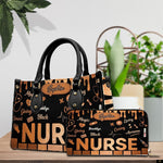 PREAUREUM "{split_values}" Personalized {collection_title} Leather Handbag